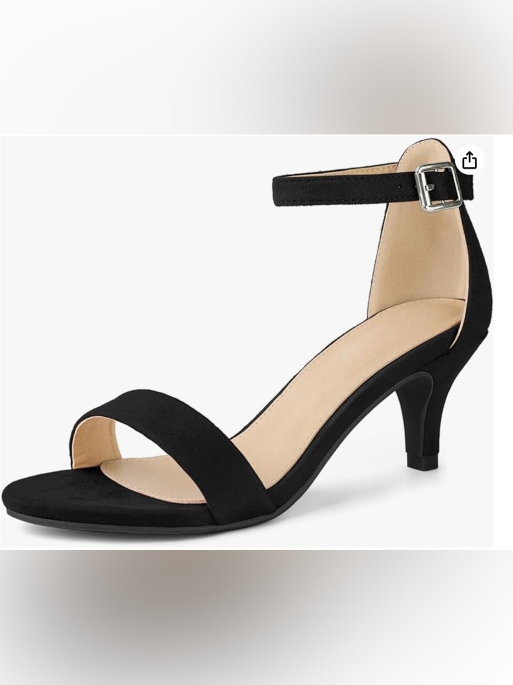 Elegant Black Ankle-Strap Heels for Women